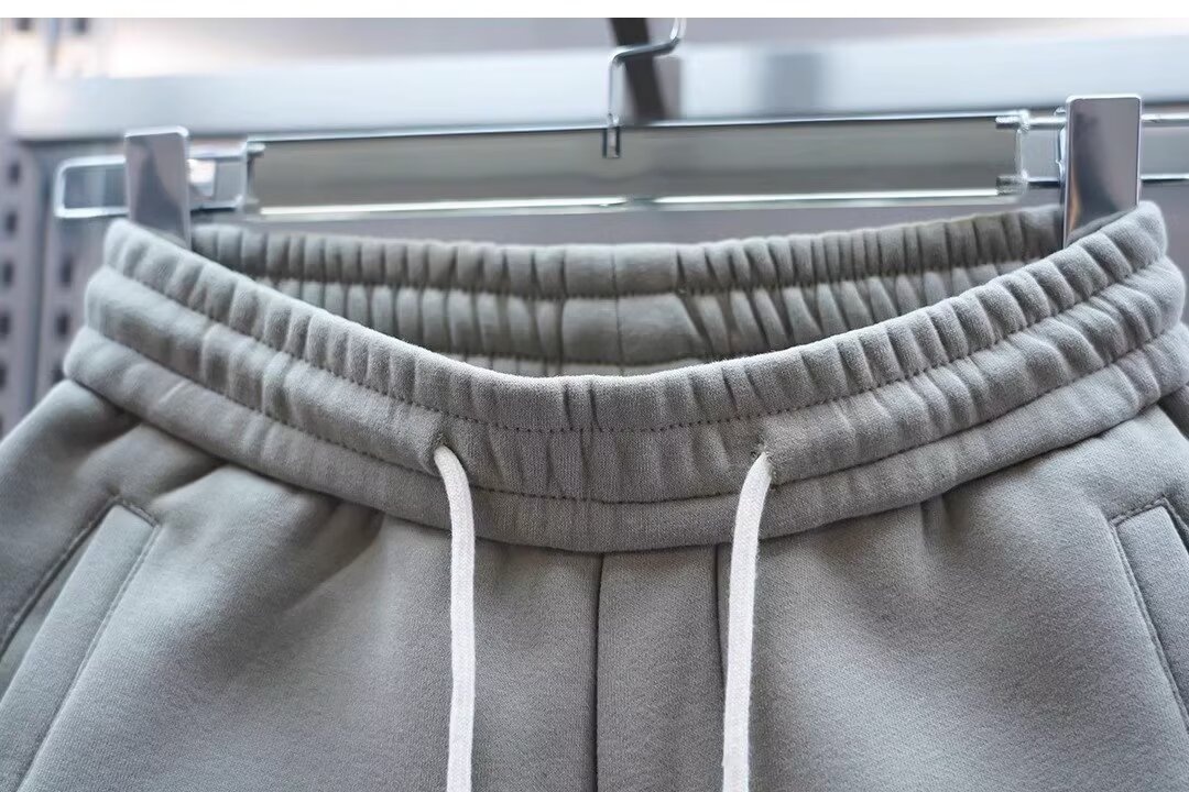 Pantalon de jogging décontracté et tendance pour homme, couleur unie, style printemps, élastique et polyvalent, noir_voghion.com