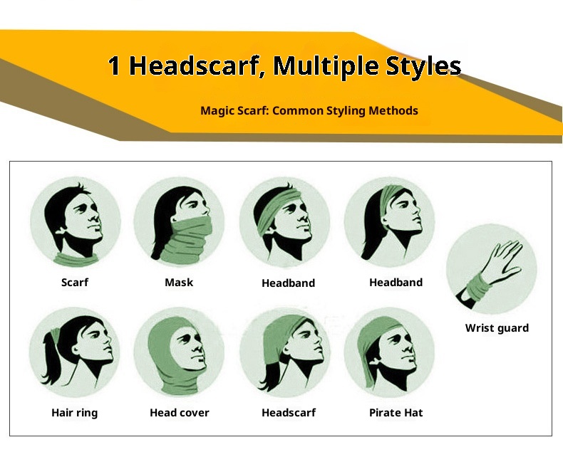 Masque de protection ActiveGo Skull Half Series Automne Hiver, foulard magique chaud et élastique pour le sport et le cyclisme_voghion.com