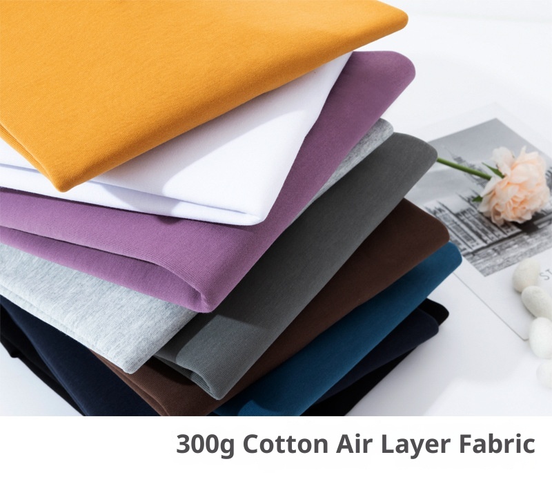 Polo da uomo in cotone Xinjiang spesso unisex con colletto a maniche lunghe e strato d'aria da 300 g di alta qualità_voghion.com