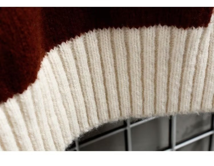 ragazzo Ragazzo Ragazzo Ragazzo 2024 Nuovo Maglione da Uomo Autunno Inverno Stile Giapponese Patchwork Ispessito Coreano Trendy Maglia Base Camicia Per Uomo_voghion.com