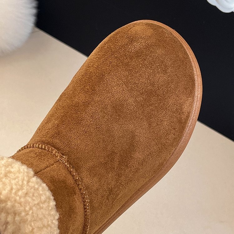 Zees Youshilai Expert Recommended Snow Boots For Women Winter Sled Comfortable Fleece Warm Northeast Cotton Shoes_voghion.com