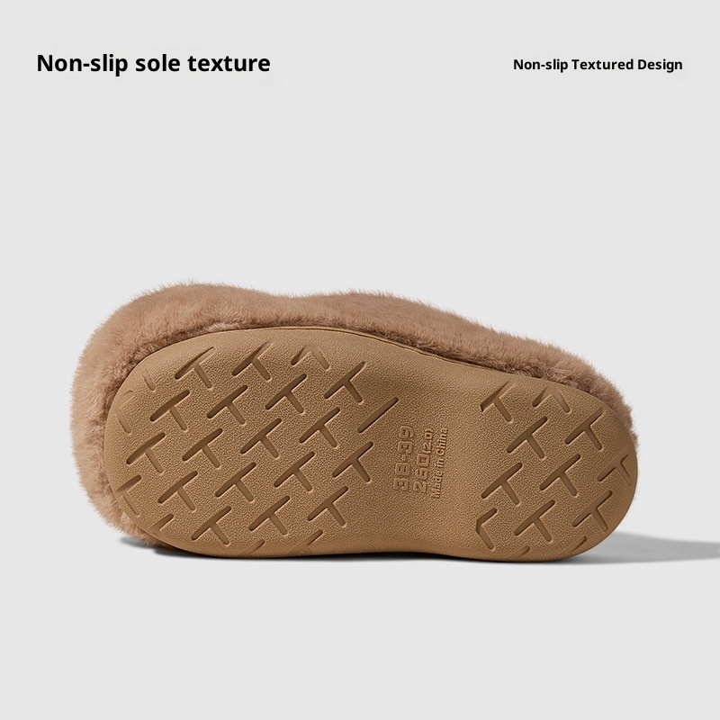 Zees Qidan Shoes Factory Cartoon Cotton For Women Winter Cute Puppy Home Indoor Plush Warm Non-Slip Furry Slippers_voghion.com