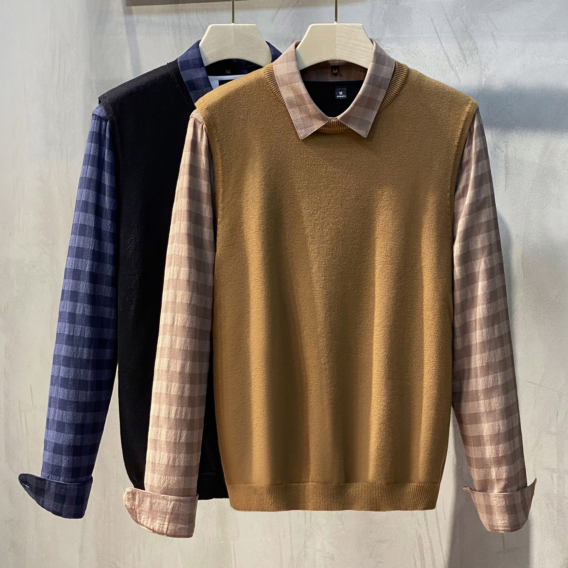 ragazzo Ragazzo Ragazzo Ragazzo 2022 Autunno Inverno Nuovo Senza Maniche Lavorato a Maglia Stile Coreano Leggero Maturo Casuale Largo Girocollo Maglione Gilet Per Uomo_voghion.com