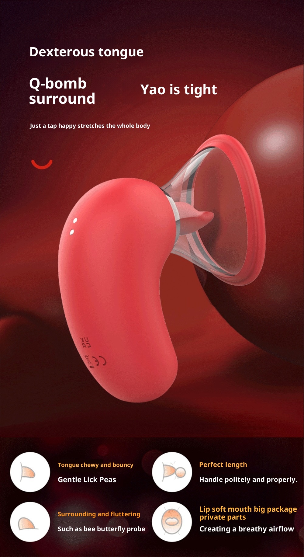 Anna, pompa per il seno portatile con display digitale, per donne, masturbazione, suzione, simulazione della lingua, vibratore per punto G_voghion.com