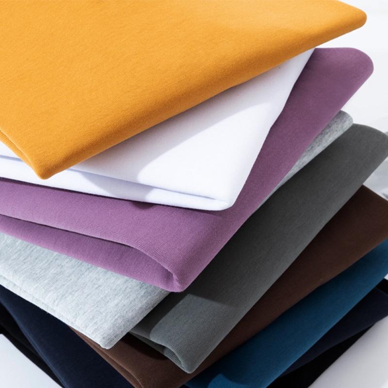 Polo da uomo in cotone Xinjiang spesso unisex con colletto a maniche lunghe e strato d'aria da 300 g di alta qualità_voghion.com