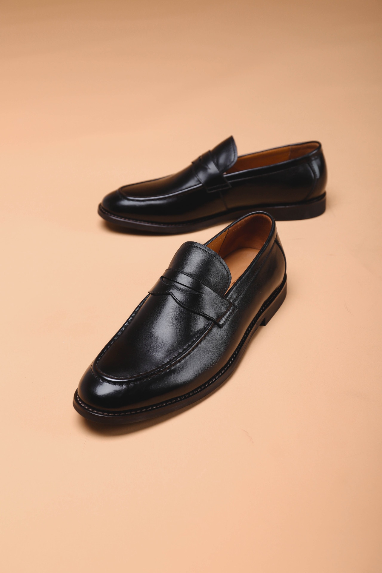 Voyage Voyage Summer Business Casual Thick-Soled Loafers Genuine Leather Slip-On Shoes Men's Top Layer Cowhide_voghion.com