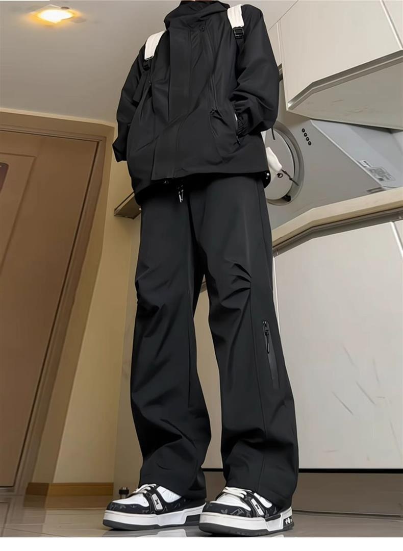 Pantaloni da trekking impermeabili antipioggia per uomo, autunnali e invernali, foderati in pile, funzionali in stile americano_voghion.com