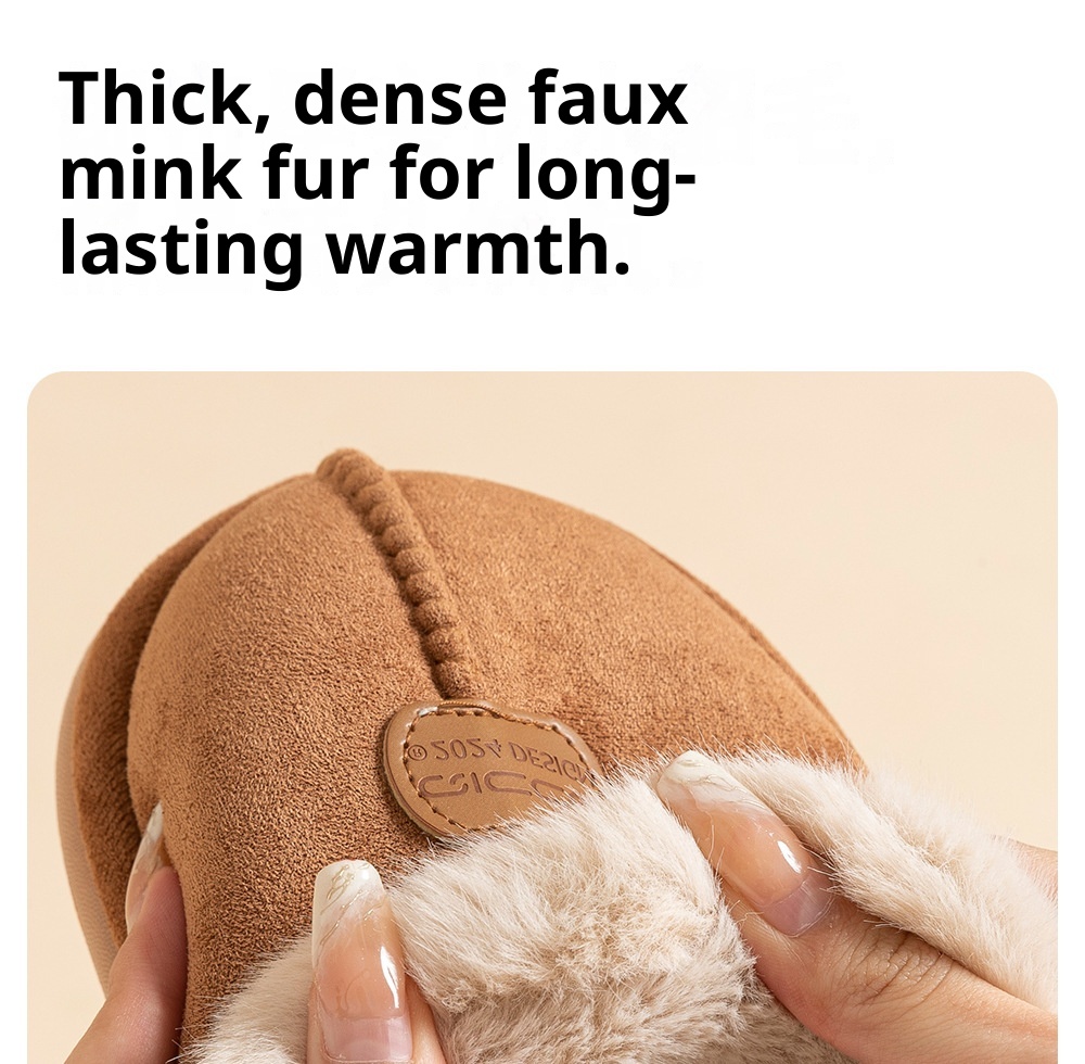 Zees Qingchen 2025 Winter New Fleece Floor Mop For Women, Plush Warm Indoor Thick Sole Non-Slip Cotton Slippers_voghion.com