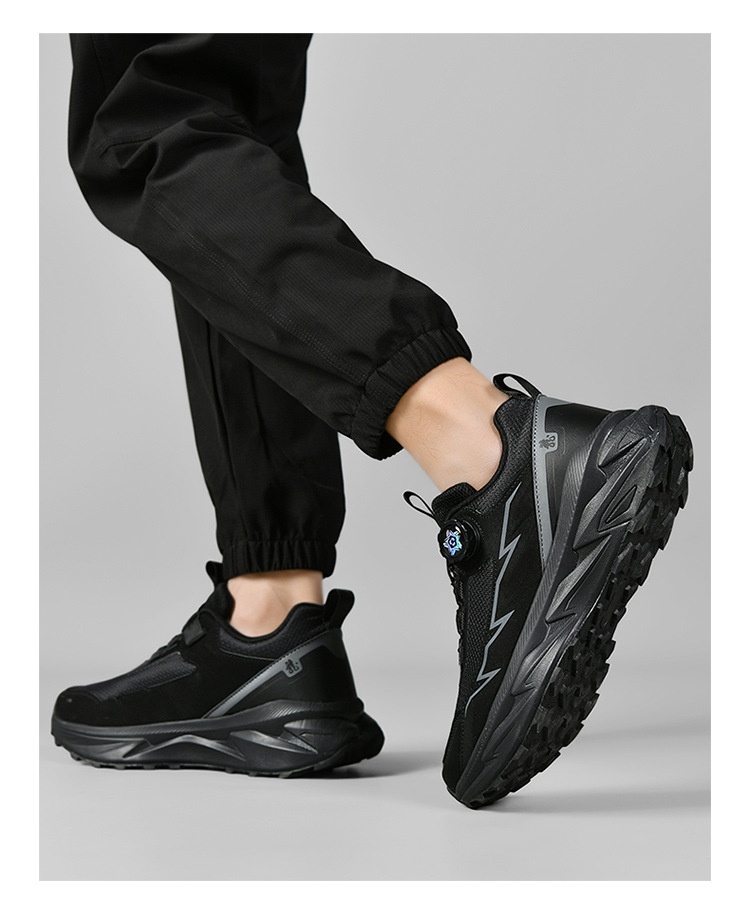 Zees Primavera Nuove Scarpe Sportive Casual da Uomo in Mesh Extra Large con Bottoni Rotanti_voghion.com