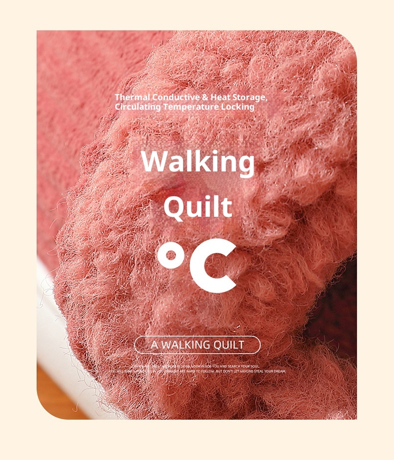 Zees Plush Warm Shoes Men Winter Outdoor Wear Middle-aged And Elderly Home Indoor Thick-soled Non-slip Closed-back Cotton_voghion.com