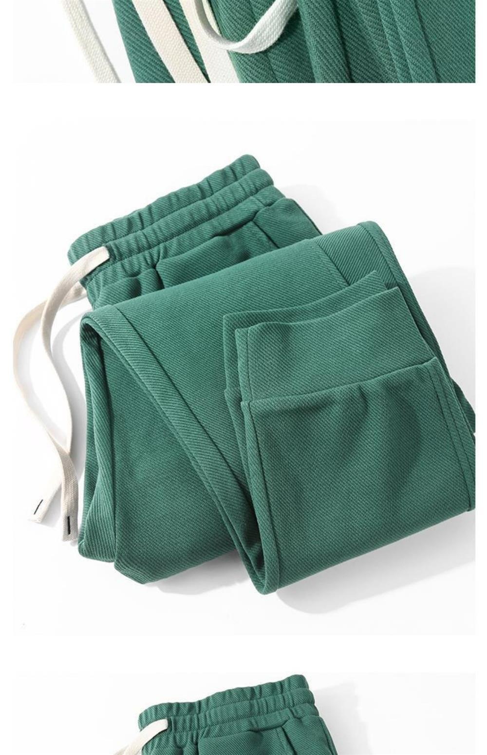 Pantalones casuales de marca 300 para hombre, de estilo retro, con forro polar, talla grande, holgados, para correr en otoño e invierno._voghion.com