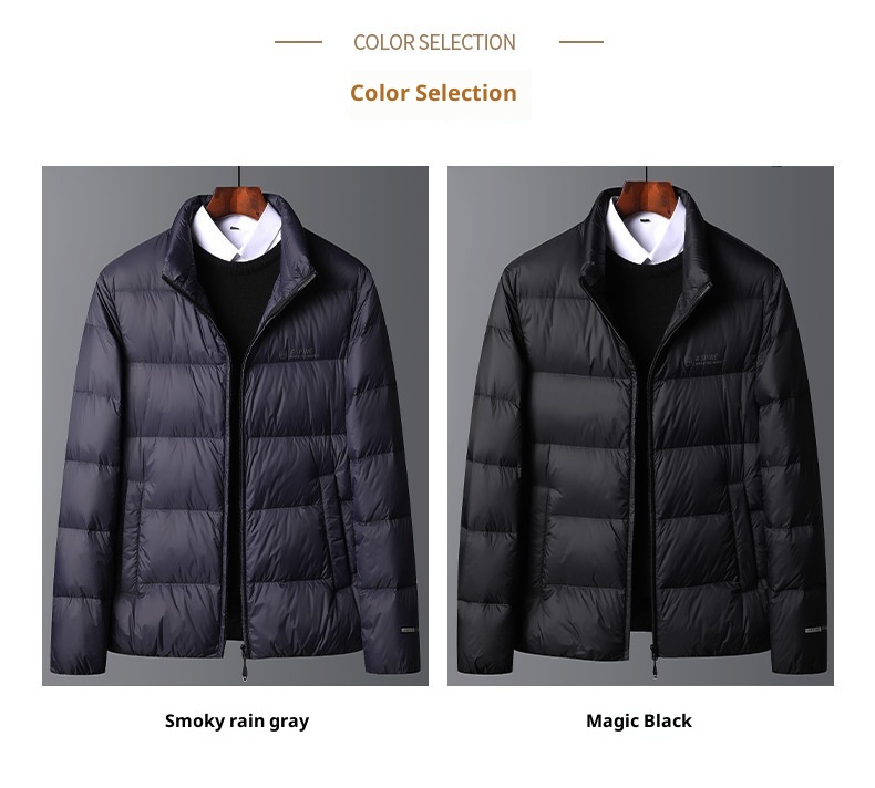 boy 2024 New Winter Men's Fashion Casual Versatile Thick Warm Cold-Proof Down Jacket Coat_voghion.com