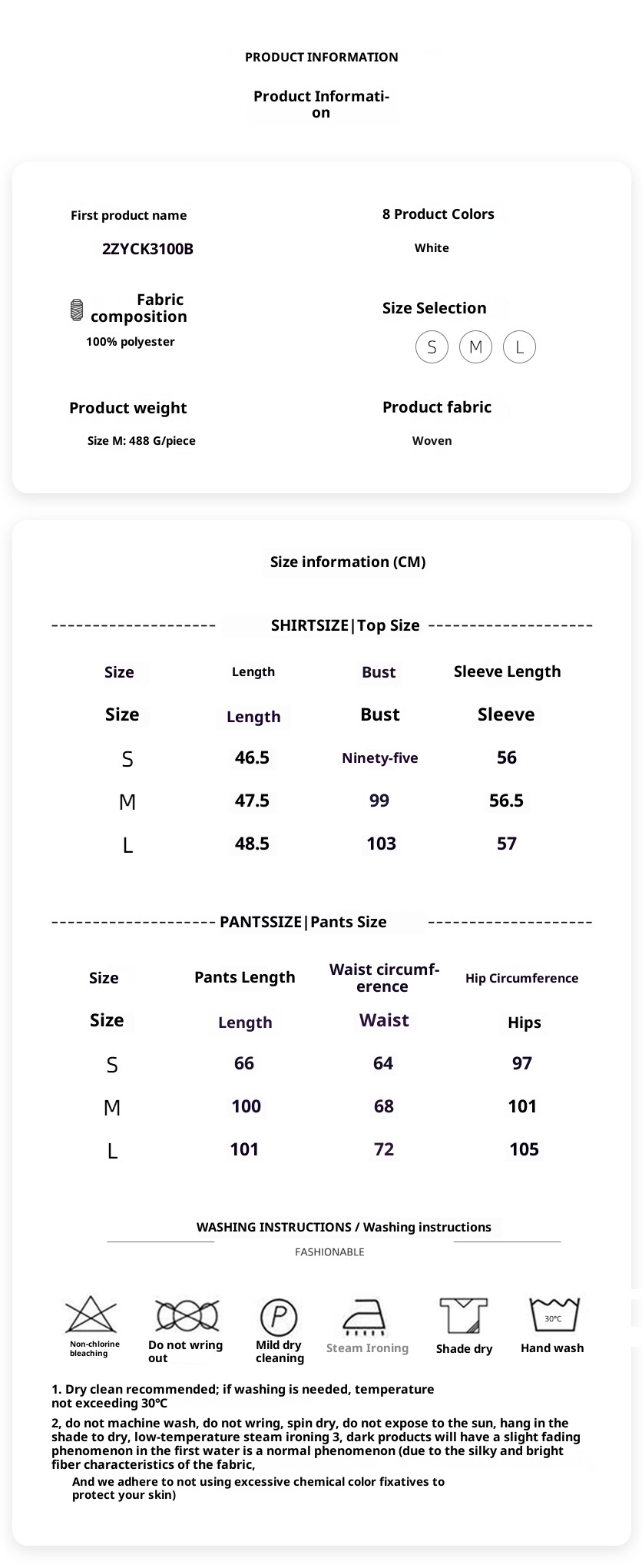 ChicShe 2024 European And American Winter White Knitted Loose Comfortable Sleeve Long Pants Two-Piece Set Cross-Border Women's_voghion.com