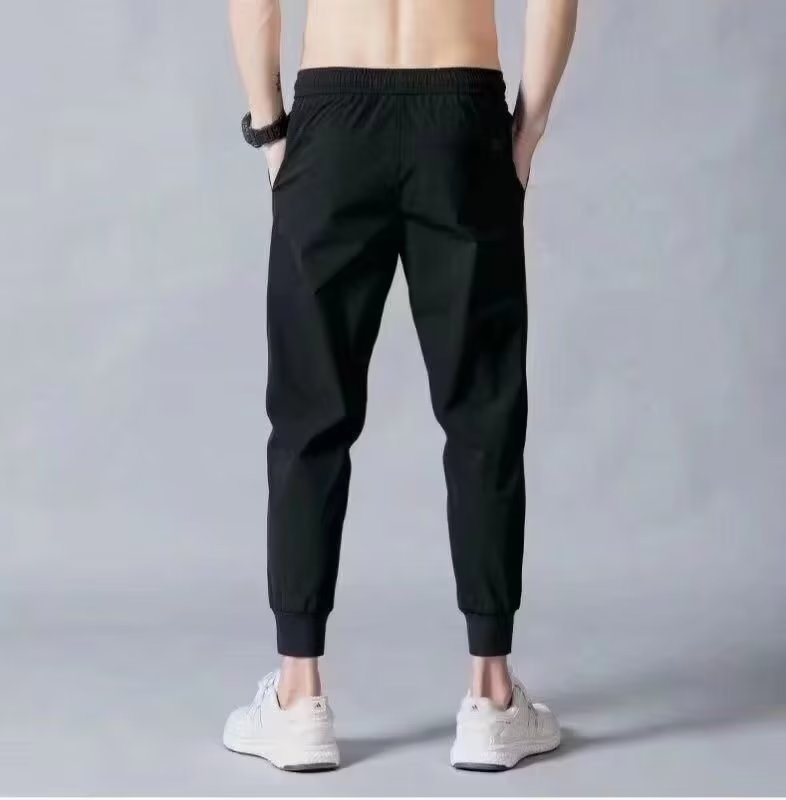 boy Men's Autumn Thin Casual Harem Nine-point Pants Trendy Versatile Slim Fit Skinny Jogger Sweatpants_voghion.com