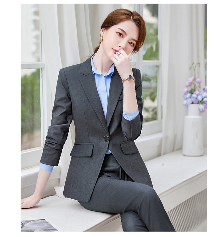 girl Girl Formal Women's Workplace College Student Interview Suit 2023 Autumn Professional Elegant Hotel Manager Front Desk_voghion.com