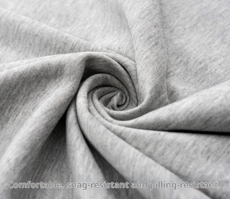 Polo da uomo in cotone Xinjiang spesso unisex con colletto a maniche lunghe e strato d'aria da 300 g di alta qualità_voghion.com