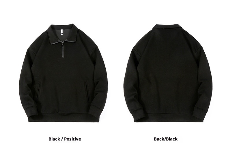 ragazzo Ragazzo Kunhaipengyun Abbigliamento Autunno e Inverno Nuovo Felpa con Colletto Alto Largo Uomo Polo Pesante Americana Foderata in Pile_voghion.com