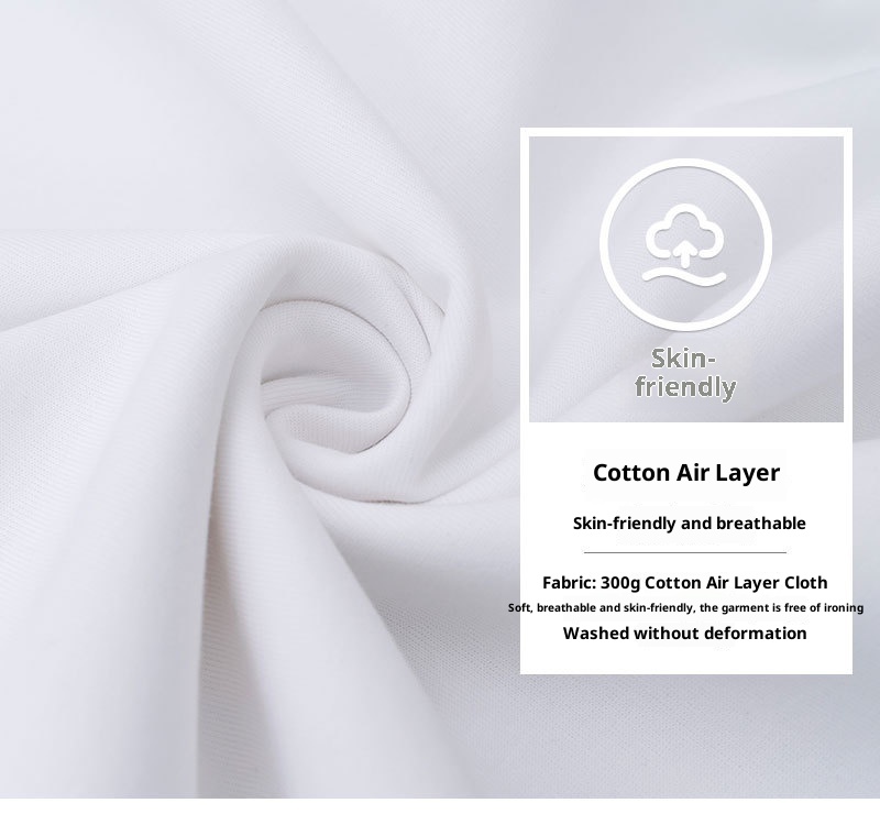 Polo da uomo in cotone Xinjiang spesso unisex con colletto a maniche lunghe e strato d'aria da 300 g di alta qualità_voghion.com