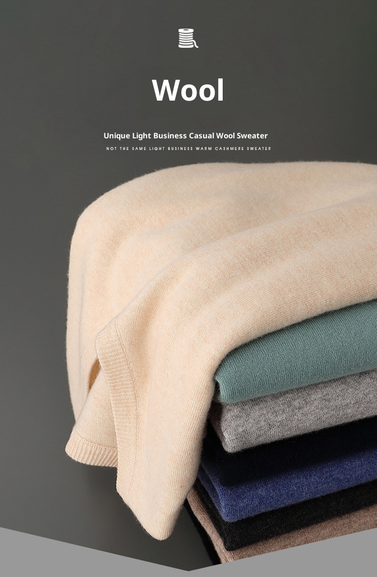 ragazzo ragazzo ragazzo autunno inverno nuovo 100% puro uomo scollo a V giovane maglia casual strato di base in lana maglione con scollo a cuore_voghion.com