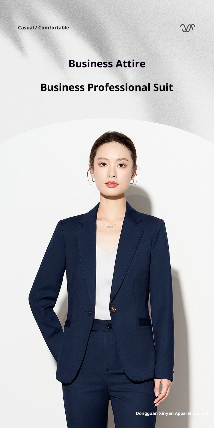 girl Girl Gray Professional Suit Set For Women, Autumn And Winter New Business Workwear, Property Sales Work Uniform, Commuting_voghion.com