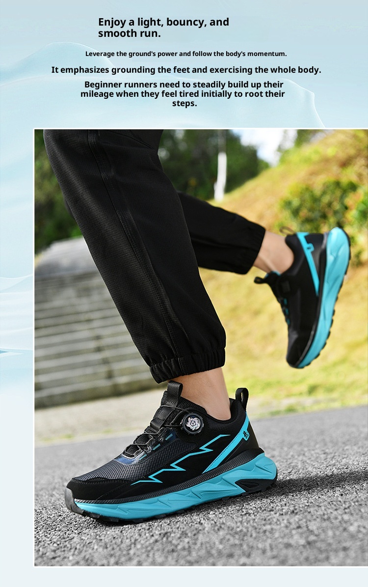 Zees Primavera Nuove Scarpe Sportive Casual da Uomo in Mesh Extra Large con Bottoni Rotanti_voghion.com