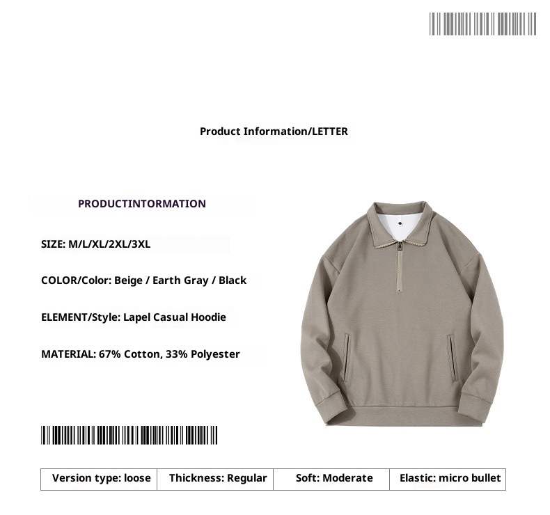 ragazzo Ragazzo Kunhaipengyun Abbigliamento Autunno e Inverno Nuovo Felpa con Colletto Alto Largo Uomo Polo Pesante Americana Foderata in Pile_voghion.com