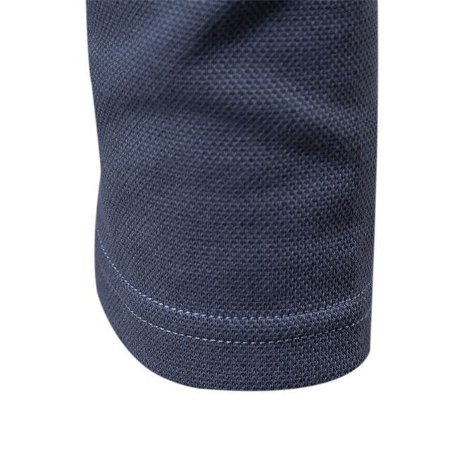 T-shirt garçon printemps-automne, manches longues, col croisé, coupe décontractée, couleur unie, col rabattu tendance_voghion.com