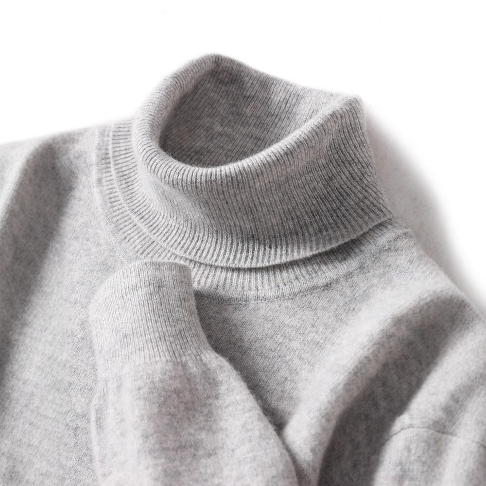 boy Boy Boy New Pure 100% Wool Men's Cashmere Spring Autumn Pullover Versatile Sweater Business Casual Inner Layer Base Shirt_voghion.com
