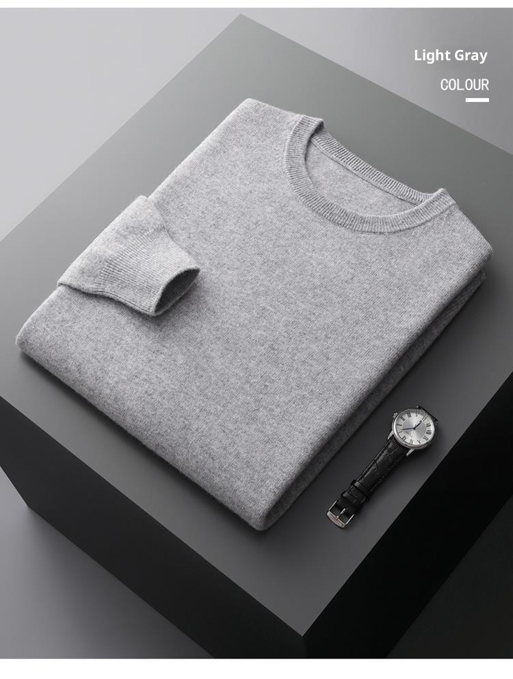 ragazzo Ragazzo Ragazzo 25 Autunno Inverno Prima Linea Pronto da indossare Girocollo Maglione da uomo in lana tinta unita Pullover caldo e largo Base_voghion.com