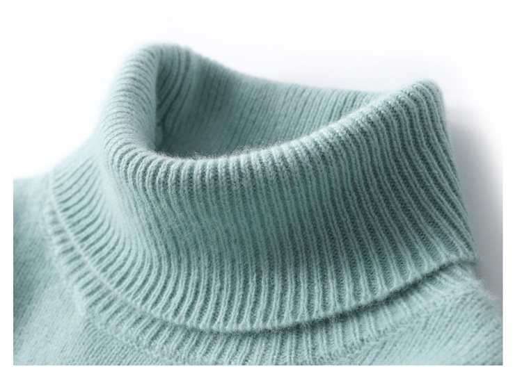 Boy Boy Boy Herren-Rollkragenpullover aus 100 % reiner Wolle, dick gefüttert, Herbst/Winter 2023, Strickpullover aus Kaschmir, lässig und vielseitig_voghion.com
