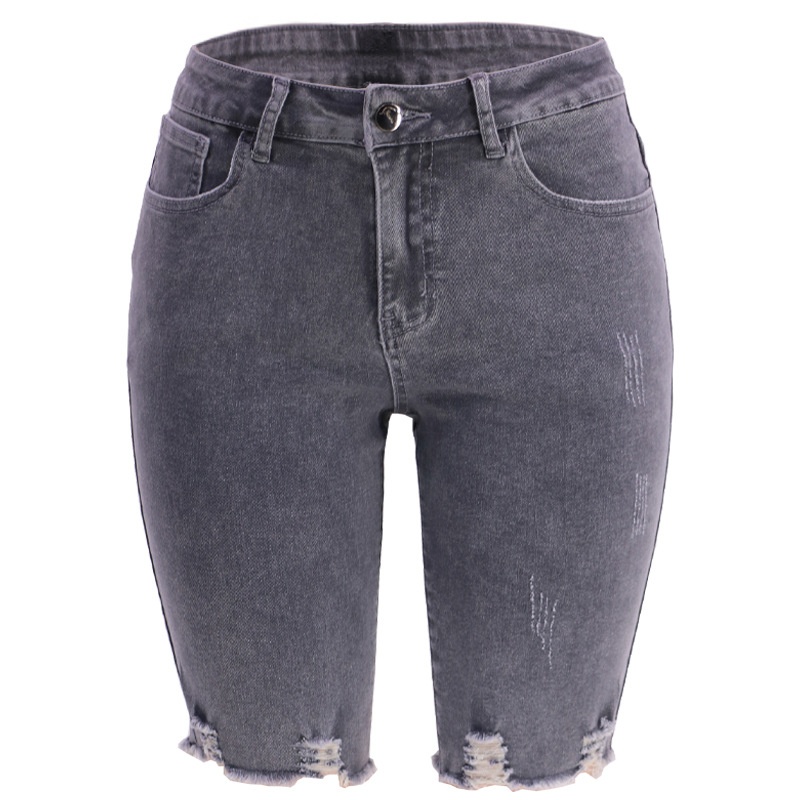 ChicShe Summer New Cross-Border Elegant Commuter Light Color Straight Cotton Washed Blue Jeans Women's Dropshipping_voghion.com