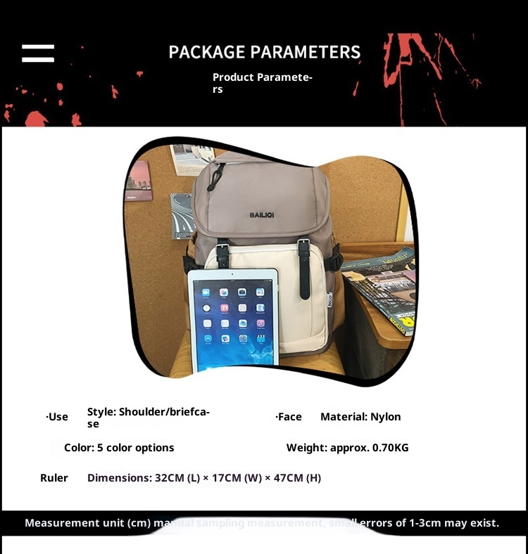 ActiveGo Rucksack im japanischen Stil für männliche Studenten, modischer Outdoor-Wanderrucksack mit großem Fassungsvermögen für Paare, Damen_voghion.com