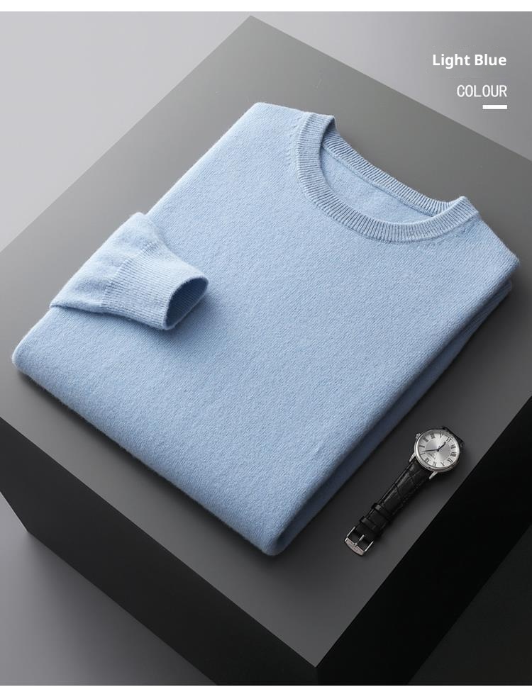 ragazzo Ragazzo Ragazzo 25 Autunno Inverno Prima Linea Pronto da indossare Girocollo Maglione da uomo in lana tinta unita Pullover caldo e largo Base_voghion.com