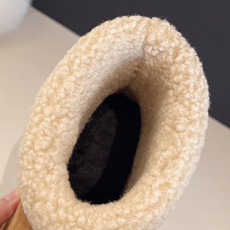 Zees Youshilai Expert Recommended Snow Boots For Women Winter Sled Comfortable Fleece Warm Northeast Cotton Shoes_voghion.com