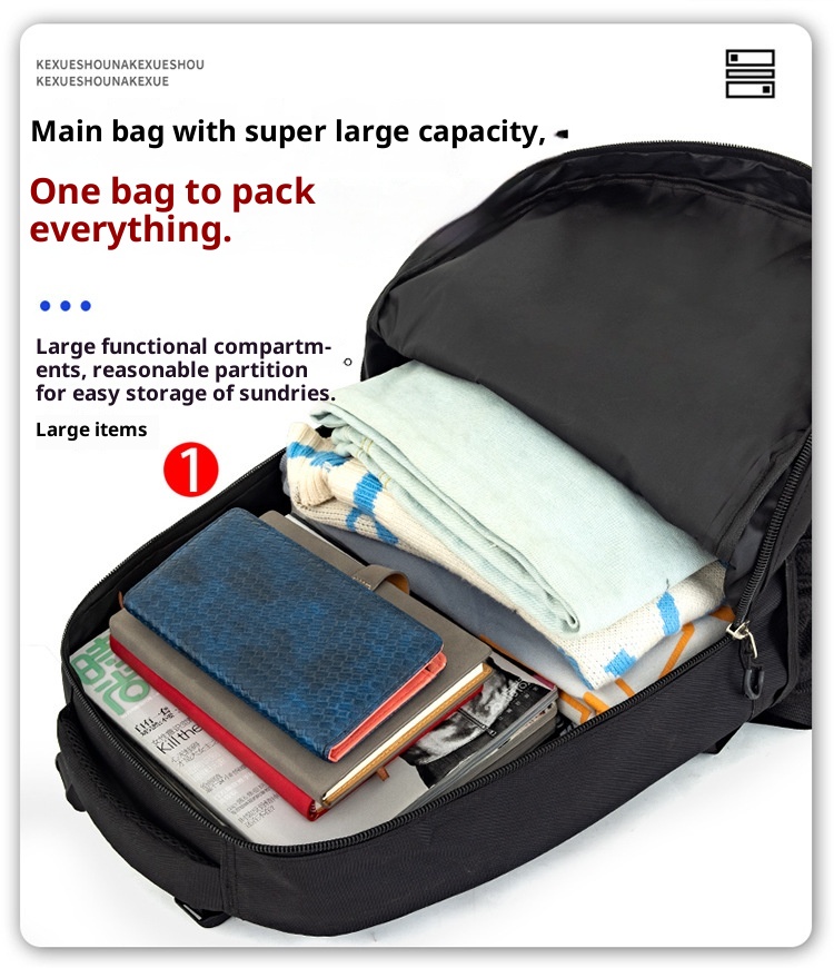 ActiveGo Yeni Büyük Kapasiteli İş Çok Amaçlı Açık Hava Seyahat Bisiklet Çantası Yürüyüş Dağcılık Sırt Çantası_voghion.com