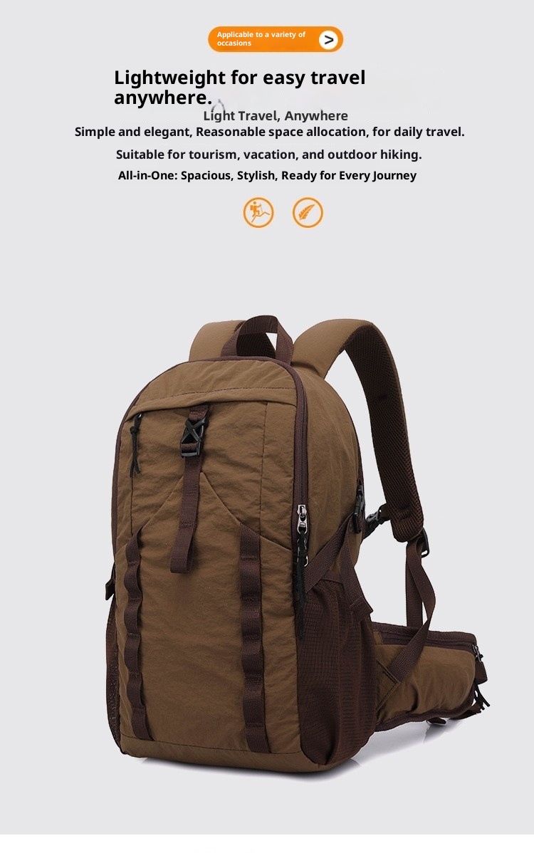 ActiveGo Hiking Ultra-Light Casual Backpack Large Capacity Mountaineering Outdoor Sports Bag_voghion.com