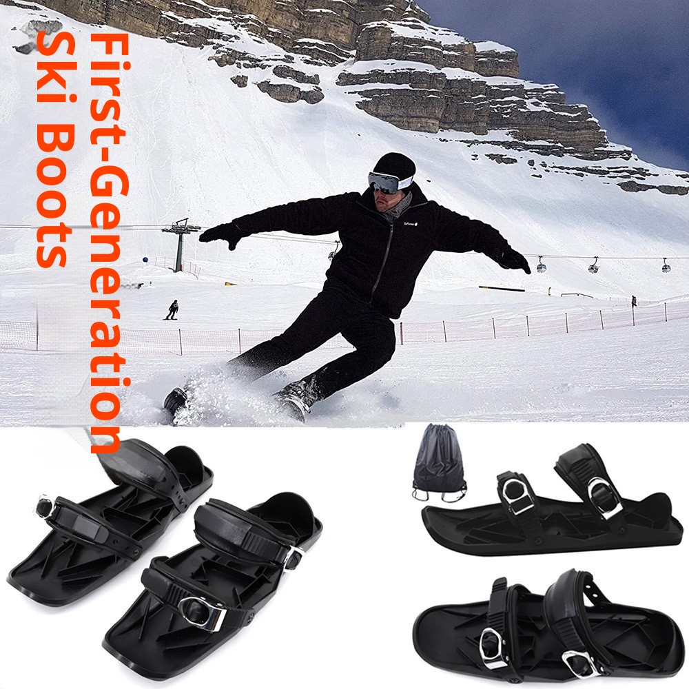 Zees Zees First Generation Shoes Outdoor Sports Mini Ski Skates Low Temperature Resistant Wear-resistant Snowboarding_voghion.com