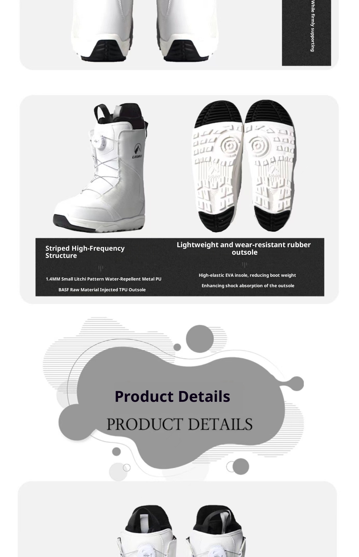 Zees In Stock Uitrusting Volwassen Snowboard Snowboarden Antislip Harde Zool Verdikte Stalen Gesp Snel Te Dragen Skischoenen_voghion.com