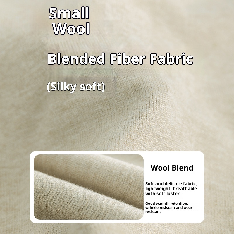 Maglione caldo versatile lavorato a maglia a maniche lunghe da uomo, in lana invernale, con scollo rotondo, per ragazzo, Boy Boy Yimeng_voghion.com