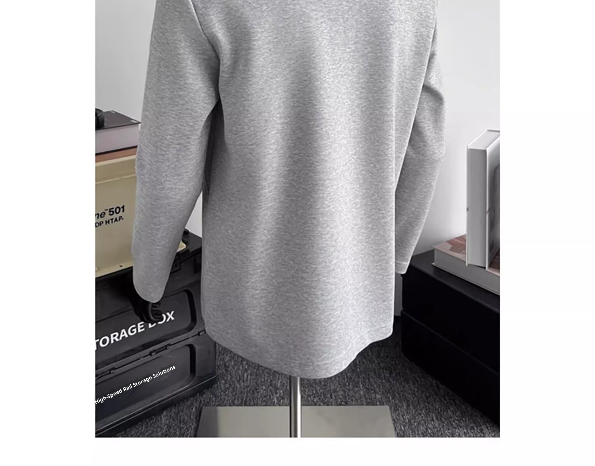 Polo patchwork rétro américain Boy pour homme, marque tendance printemps-automne, coupe ample et décontractée à manches longues_voghion.com