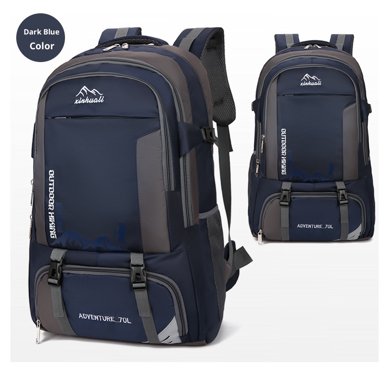 ActiveGo Cross-border Mountaineer Rucksack mit großem Fassungsvermögen (70 l) – Multifunktionaler Rucksack für Camping, Reisen und Wandern_voghion.com