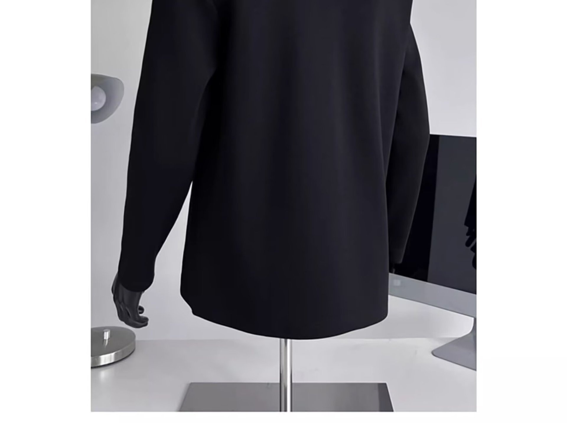 Polo patchwork rétro américain Boy pour homme, marque tendance printemps-automne, coupe ample et décontractée à manches longues_voghion.com