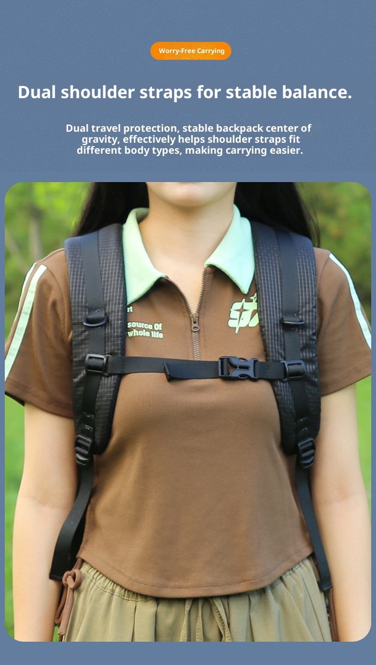 ActiveGo Cross-border New Multifunctional Backpack Large Capacity Hiking Long-distance Climbing Outdoor Sports Double Shoulder_voghion.com