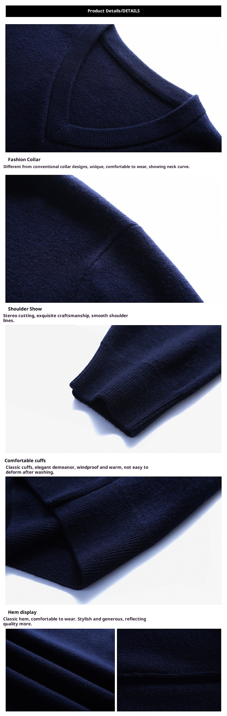 boy Boy Boy Autumn Winter Cashmere For Middle-aged Men V-neck Merino Superfine Wool Thickened Sweater_voghion.com