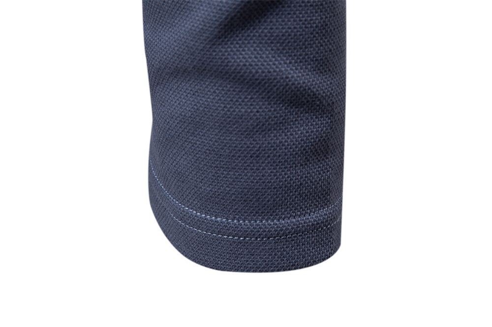 T-shirt garçon printemps-automne, manches longues, col croisé, coupe décontractée, couleur unie, col rabattu tendance_voghion.com