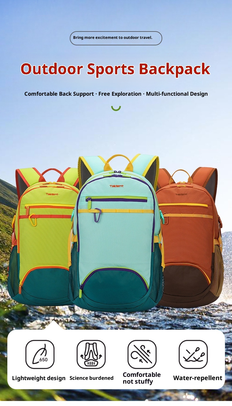 ActiveGo Outdoor Large Capacity Sports Mountaineering Unisex Cycling Hiking Lightweight Waterproof Badminton Backpack_voghion.com