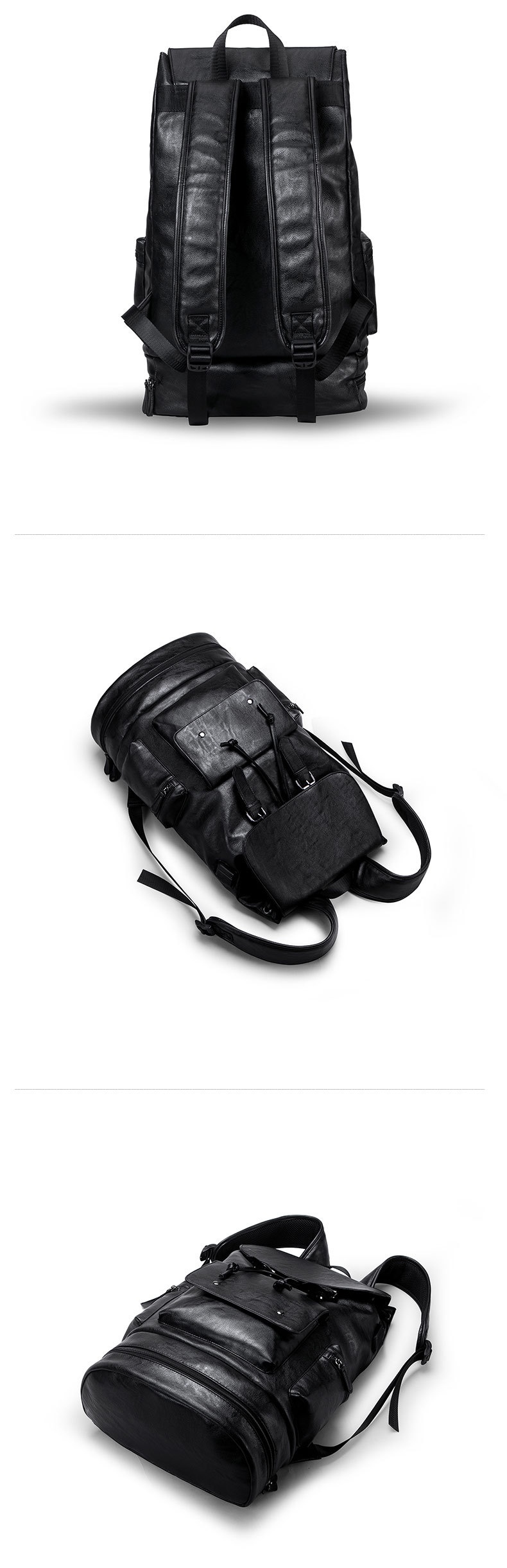 ActiveGo Trendy Business Travel Outdoor Camping Hiking Bag Large Capacity Korean Style Trekking Backpack For Men_voghion.com