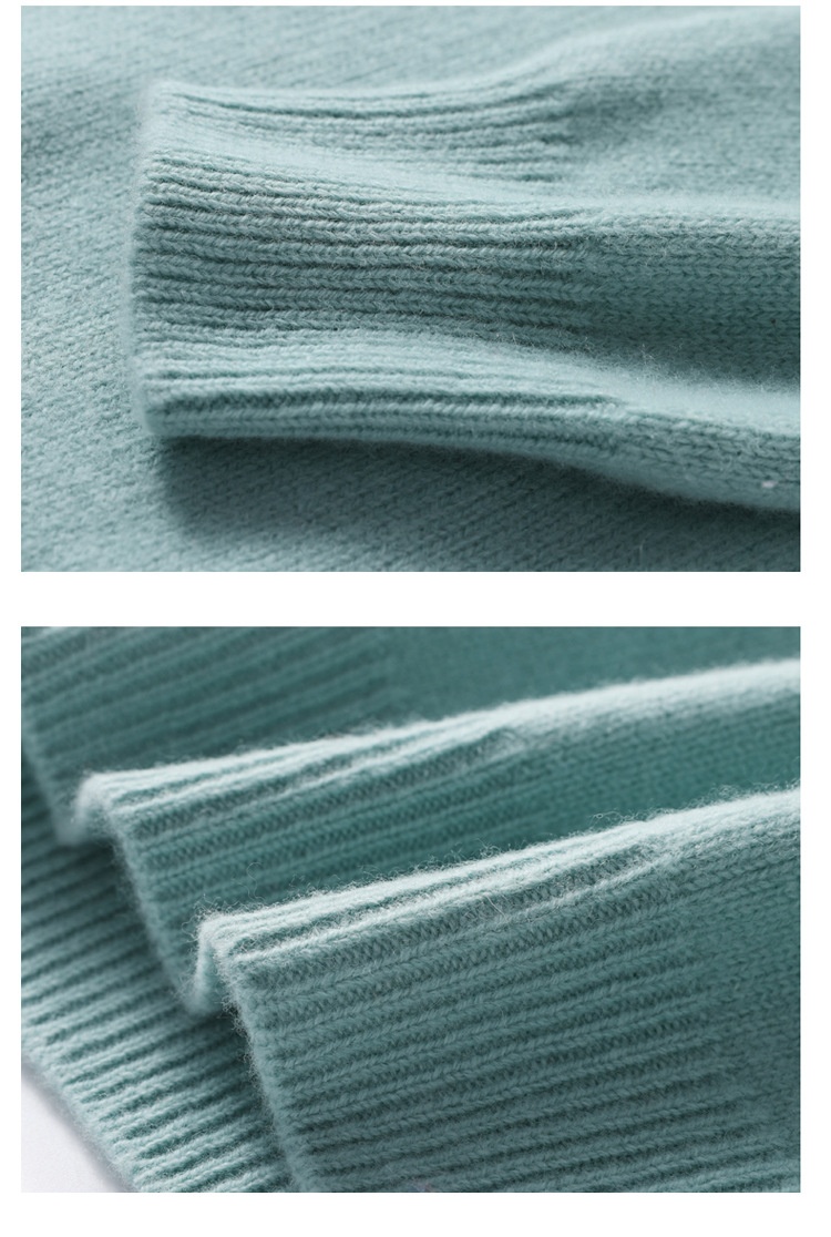 Boy Boy Boy Herren-Rollkragenpullover aus 100 % reiner Wolle, dick gefüttert, Herbst/Winter 2023, Strickpullover aus Kaschmir, lässig und vielseitig_voghion.com