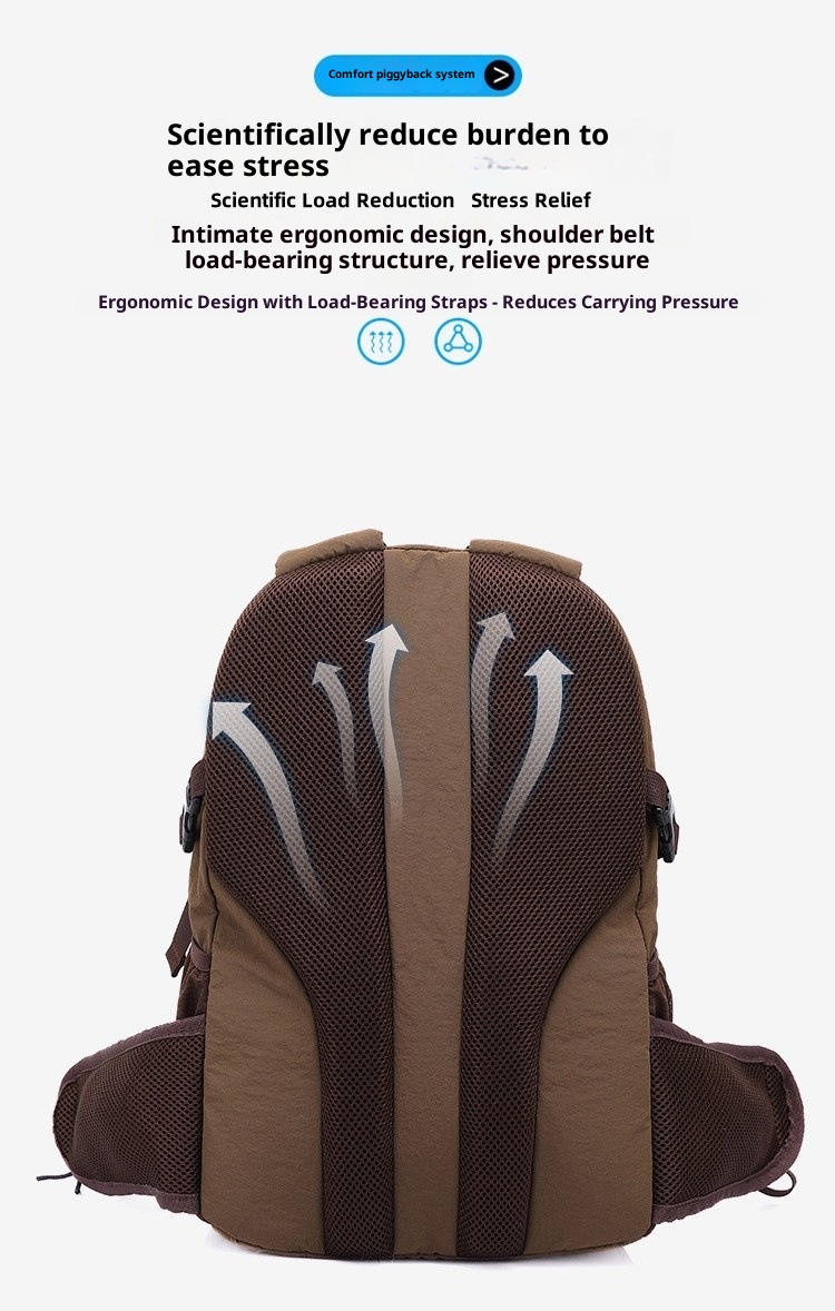 ActiveGo Hiking Ultra-Light Casual Backpack Large Capacity Mountaineering Outdoor Sports Bag_voghion.com