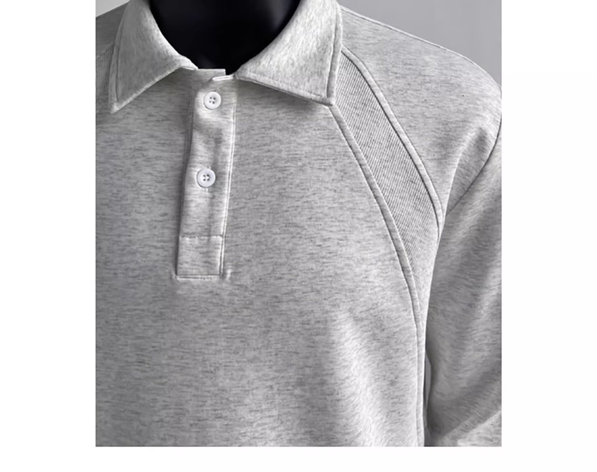 Polo patchwork rétro américain Boy pour homme, marque tendance printemps-automne, coupe ample et décontractée à manches longues_voghion.com